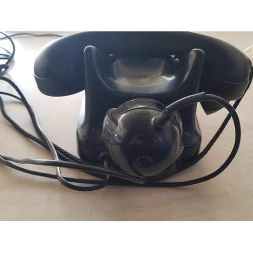 220 - Vintage Dial Black Telephone