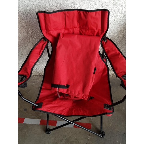 252 - Set of 3 x Folding Chairs with Cover