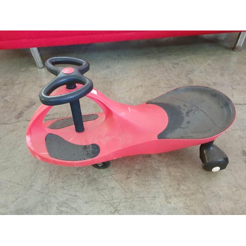 75 - Child's Red Bike / Push Chair