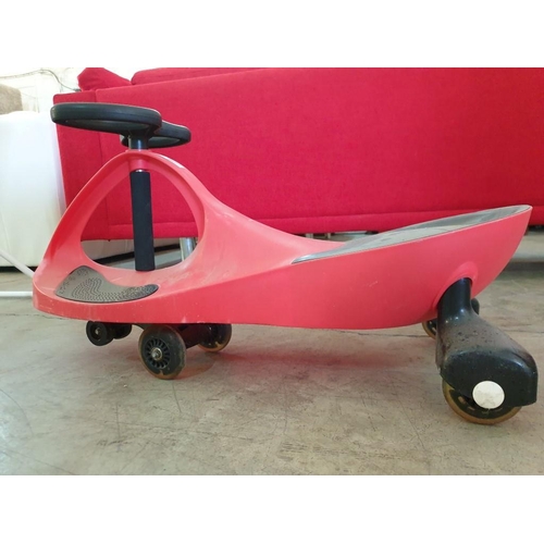 75 - Child's Red Bike / Push Chair