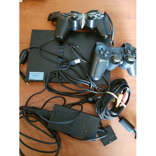 886 - Sony Play Station 2 with 2 x Joysticks (A/F Un-Tested)