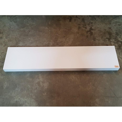 900 - White Finish Ikea Shelf (26cm x 110cm)