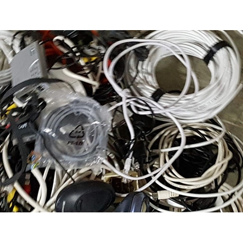 113 - Huge Collection of Wires, Cables, Connectors etc