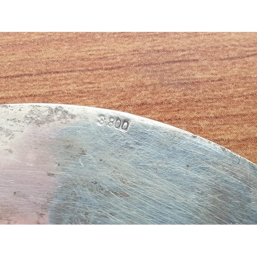 121 - Silver Ashtray (800) (Ø10cm) with Cyprus Map, 54gr