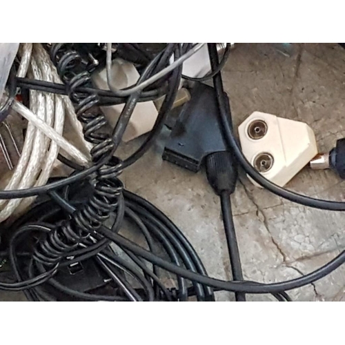 41 - Huge Collection of Wire Cables, Connectors etc