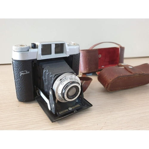 114 - Vintage Franka Kamerawerk Bayreuth Folding / Bellows Camera with Case