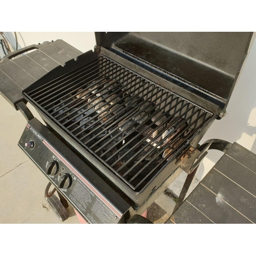 3 - Sterling Gas Fired Barbeque (with Regulator and Gas Bottle)