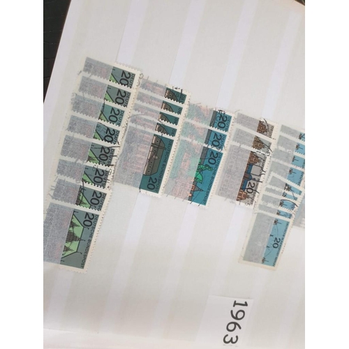 31 - 3 x Stamp Albums and Large Qty of German Stamps (One Album is Empty, One Contains Stamps from 1948-1... 