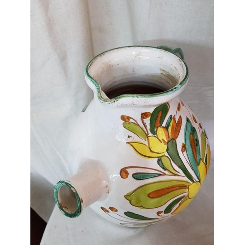 200 - Large Ceramic Hand Made Watering Can (H:43cm)