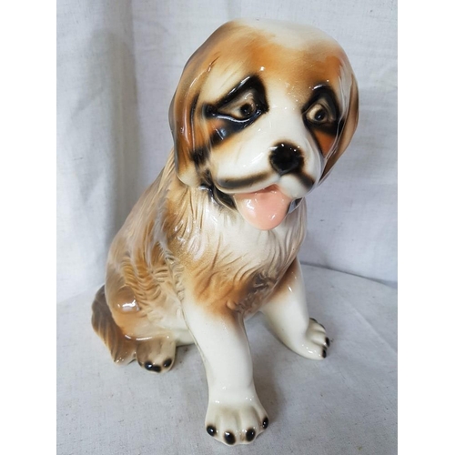 206 - Beranrdo Puppy Ceramic Figurine (H:29cm)