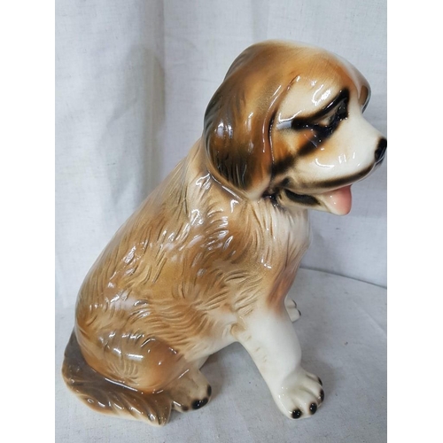 206 - Beranrdo Puppy Ceramic Figurine (H:29cm)