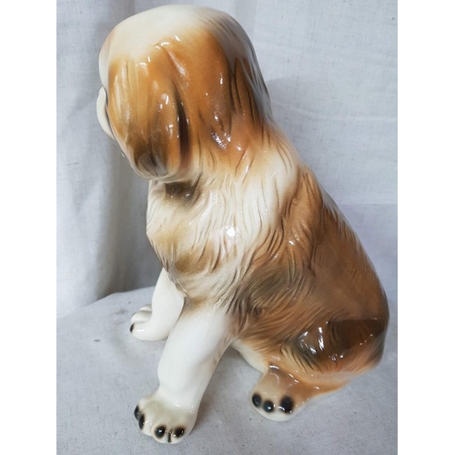 206 - Beranrdo Puppy Ceramic Figurine (H:29cm)