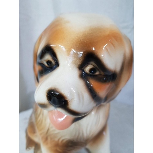 206 - Beranrdo Puppy Ceramic Figurine (H:29cm)