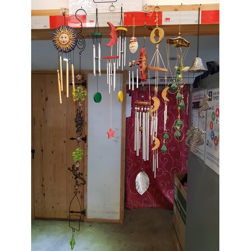 214 - Various of Wind Chimes