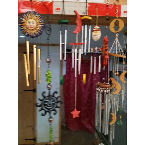 214 - Various of Wind Chimes