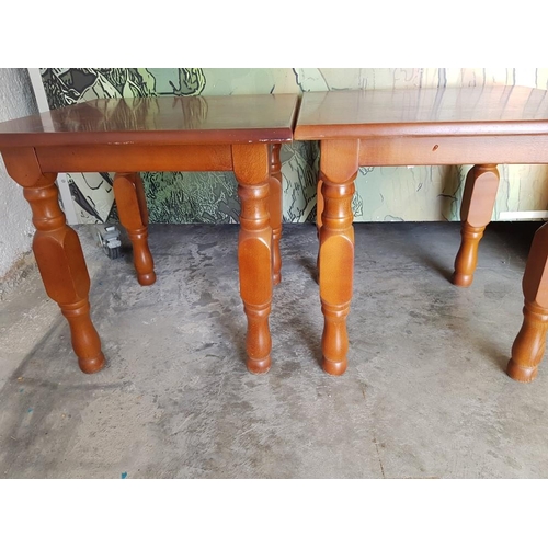 223 - Pair of Matching Classic Side Tables (44.5cm x 44.5cm x 45cm each)