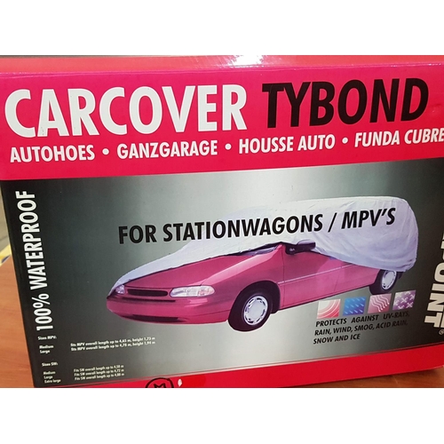 314 - Carcover Tybond 100% Waterproot Size; Max Overall Lenght 465cm H:172cm