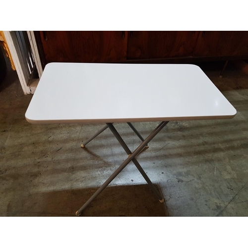 322 - Small Rectangular Folding Table (69.5cm x 39cm x 59.5cm)