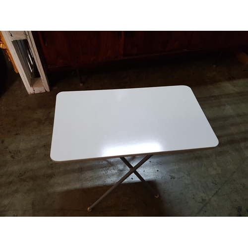 322 - Small Rectangular Folding Table (69.5cm x 39cm x 59.5cm)