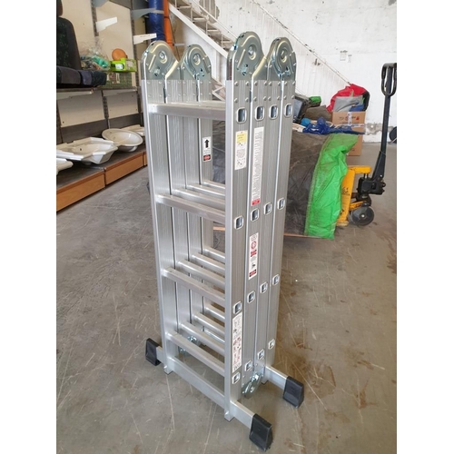 351 - 4 - Part Folding Aluminum Ladder