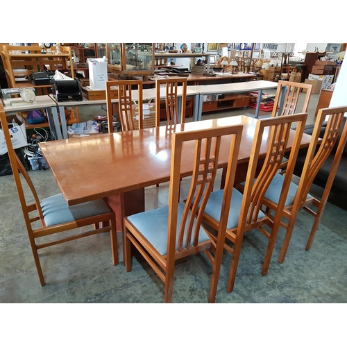 406 - Dinning Table with 7 x Chairs