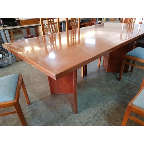 406 - Dinning Table with 7 x Chairs