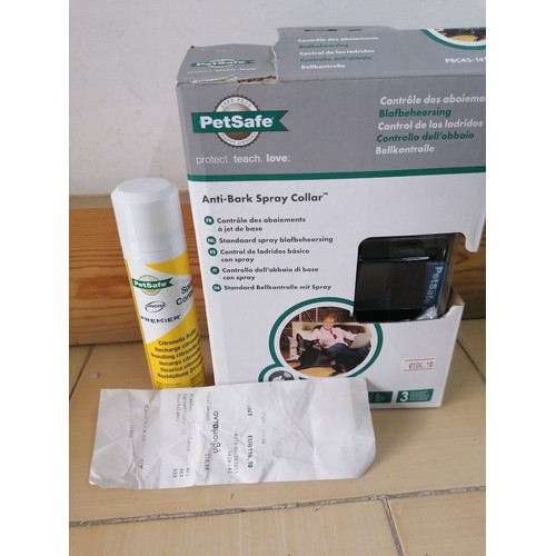 783 - Petsafe Anti Bark Spray Collar (L:71cm) & 2 x Citronella Refills, both Un-Used, New in Box with Orig... 