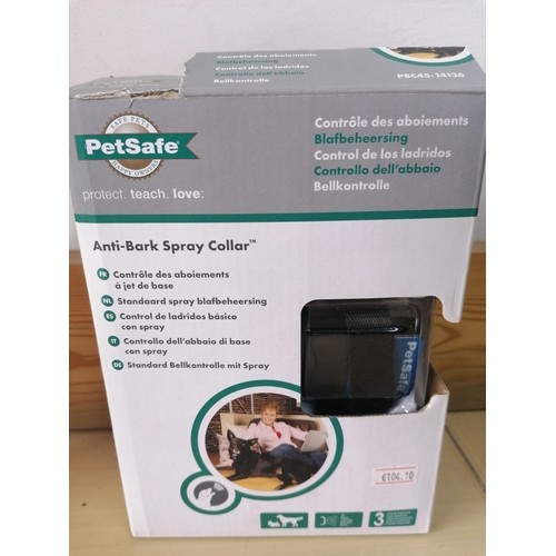 783 - Petsafe Anti Bark Spray Collar (L:71cm) & 2 x Citronella Refills, both Un-Used, New in Box with Orig... 