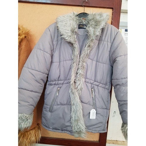 787 - Grey Colour Winter Ladies Jacket (Size S/M)