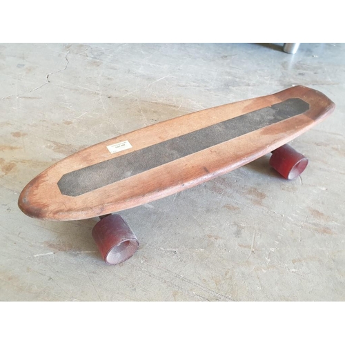 609 - Wooden Skateboard 