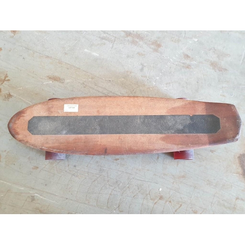 609 - Wooden Skateboard 