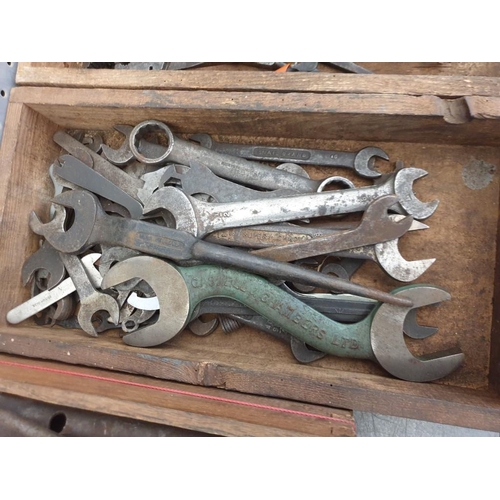 628 - Various of Tools; Pliers, Spanners, Sockets