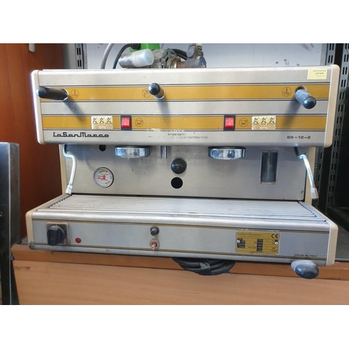 635 - LA San Marco (Italy) '8S-12-2' Coffee MaChine (Twin/Double Espresso) with Motor (Un-Tested)