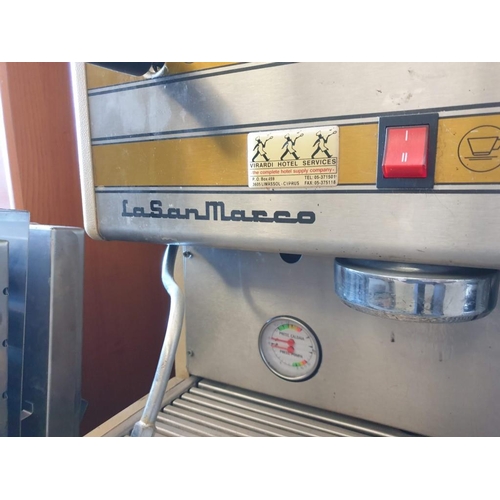 635 - LA San Marco (Italy) '8S-12-2' Coffee MaChine (Twin/Double Espresso) with Motor (Un-Tested)