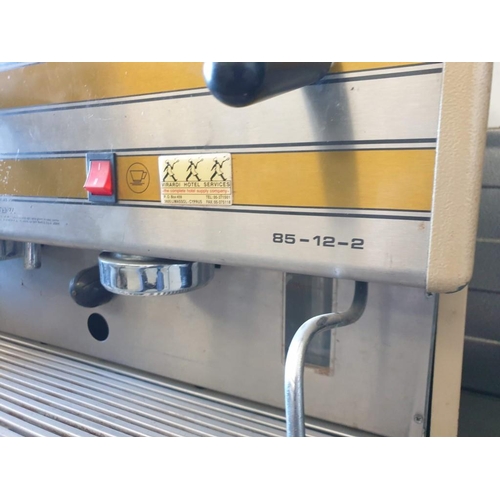 635 - LA San Marco (Italy) '8S-12-2' Coffee MaChine (Twin/Double Espresso) with Motor (Un-Tested)