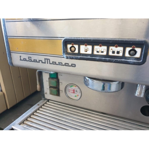 636 - La San Marco (Italy) '85-16M-2; Coffee Machine (Twin / Double Espresso) with Motor (Un-Tested)