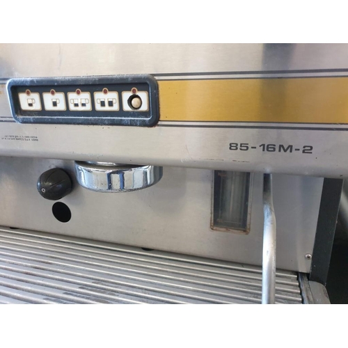 636 - La San Marco (Italy) '85-16M-2; Coffee Machine (Twin / Double Espresso) with Motor (Un-Tested)