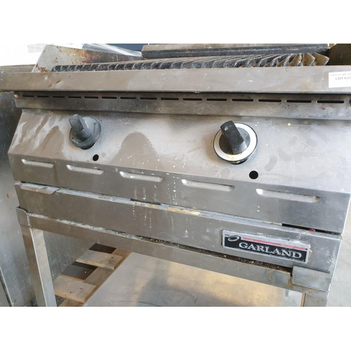 637 - Garland Stainless Steel Commercial Gas Fired Griddle on Stand (61cm x 62cm x 90cm)