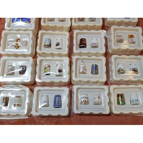 215 - Large Collection of Thimbles (Approx 48 in Boxes)