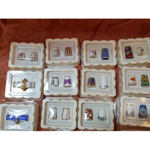 215 - Large Collection of Thimbles (Approx 48 in Boxes)