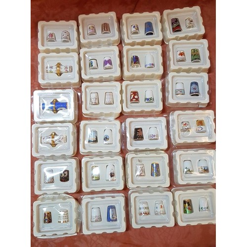 215 - Large Collection of Thimbles (Approx 48 in Boxes)