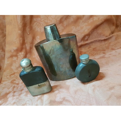 381 - Collection of Vintage Flasks (x3)