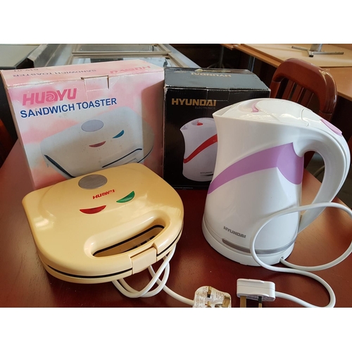 817 - Sandwich Maker and Electric Kettle (Un-Tested)