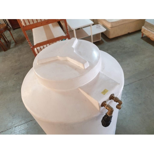 367 - Cold Water Tank (Approx Ø70cm L:140cm) Together with Metal Stand