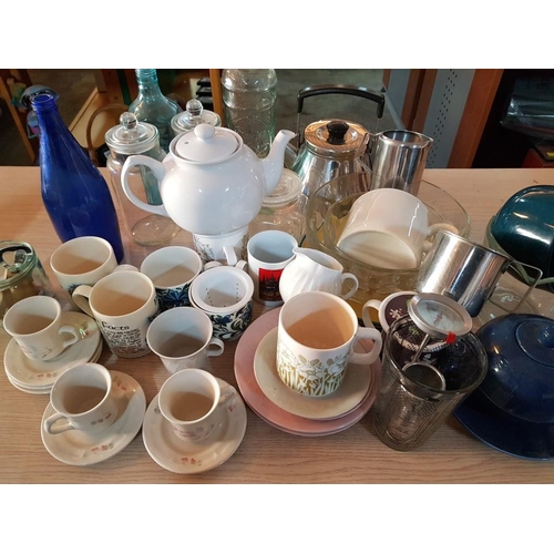 441 - Large Assorted Collection of Mugs, Plates, Bowls, Bottles etc