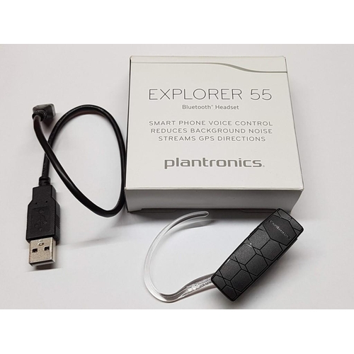 455 - Plantronics Explorer 55 Bluetooth Headset (Smart Phone Voice Control)