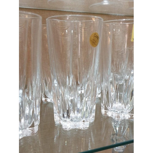 123 - Set of 10 x Capri (Italy) Lead Crystal Water Glasses (10)