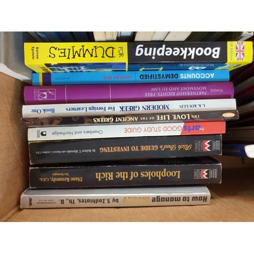 578 - Large Box of Books; Educational , Reference & Business