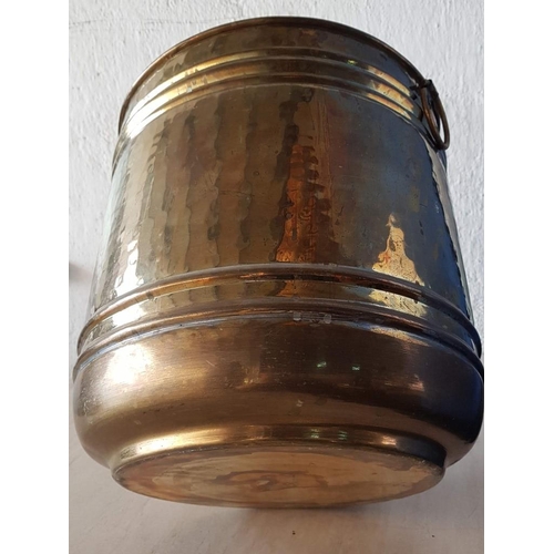 393 - Large Brass Plant Pot Holder (Ø40cm H:41cm)