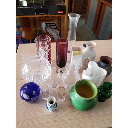 433 - Large Collection of Vases in Various Sizes and Colours etc